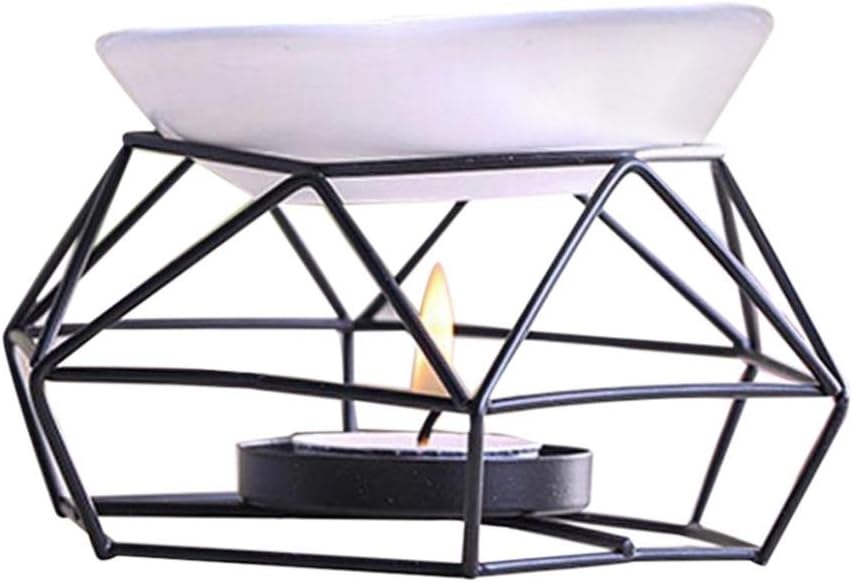 Gaddrt Oil Burner, Stainless Steel Candle Aromatherapy Oil Lamp Romance