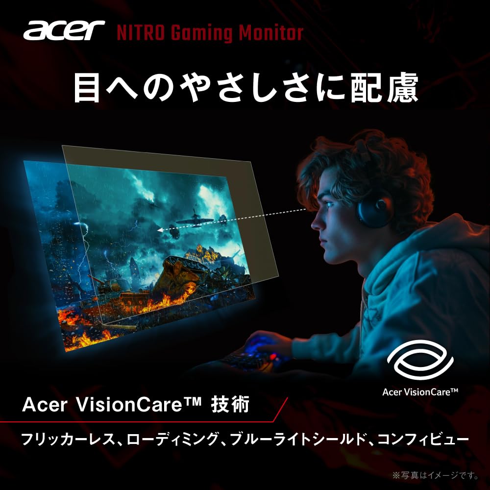 Amazon.co.jp: Acer Nitro 24.5インチ IPS 320Hz フルHD 0.5ms(GTG) 非