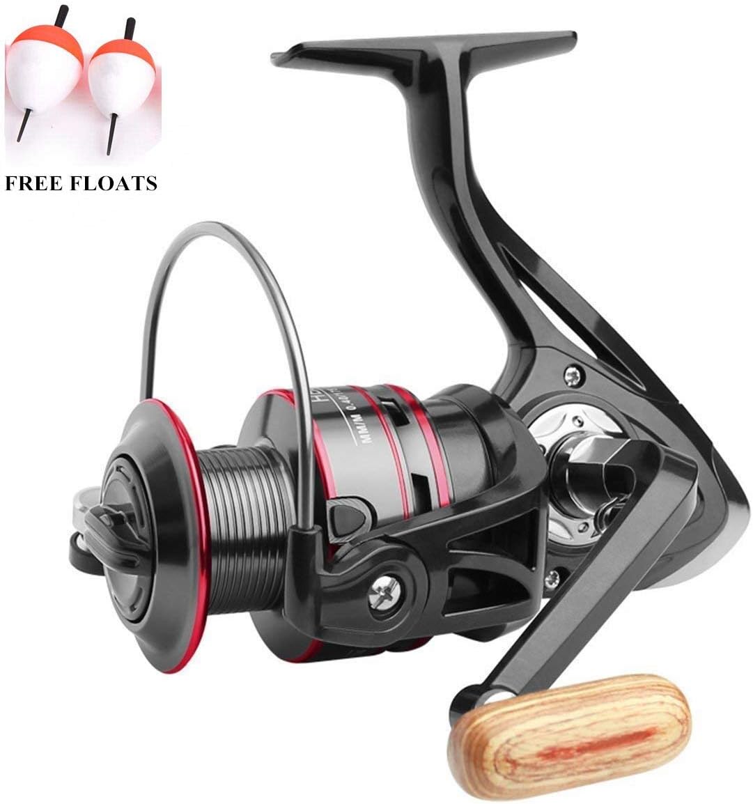 Ecoolbuy Boat Rock Spinning Fishing Reel 12BB 5.2 : 1 Metal Carp Fishing Wheel Spinning Reel 1000 2000 3000 4000 5000 6000 7000 Series