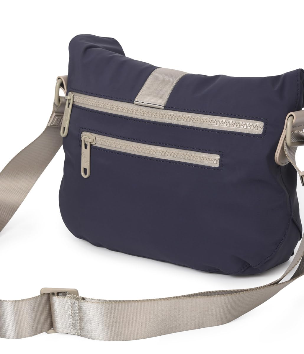 KCB Borsa a Tracolla Antifurto Piccola Chain | 100% Vegano | Design Compatto e Funzionale | Tasche Nascoste Multiuso | Chiusura di Sicurezza | Tracolla Regolabile