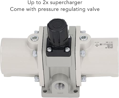Miniatura 6 de Bomba de refuerzo de gas, presión estable Tipo SMC Bomba de refuerzo de compresor de aire resistente ajustable para uso industrial