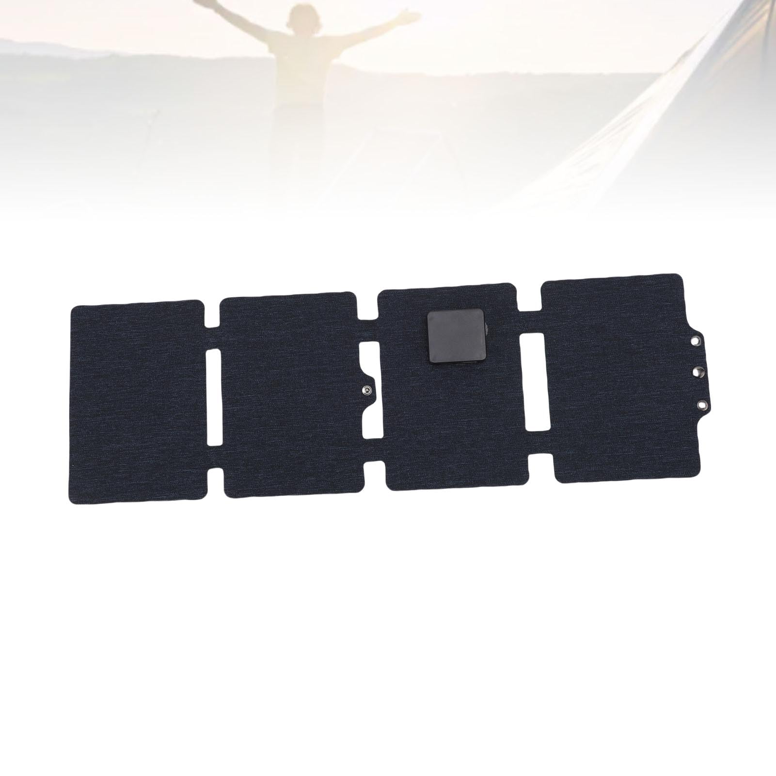 Generic Panel Solar Portátil Multifuncional, Cargador de 20W, Diseño Plegable Impermeable para Senderismo, Camping, Uso Al Aire, Silicio Monocristalino