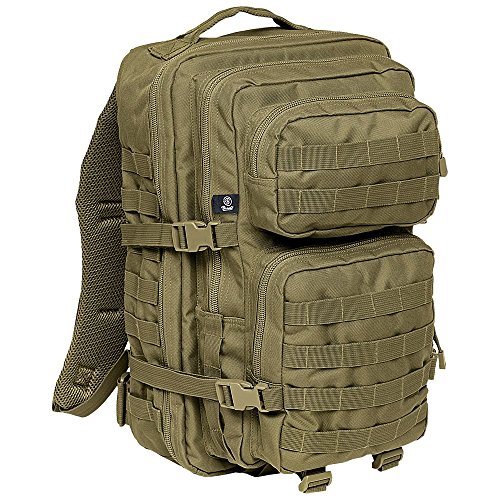 Brandit US Cooper: Mochila  Diseño de camuflaje.  Multicolor    8008 161