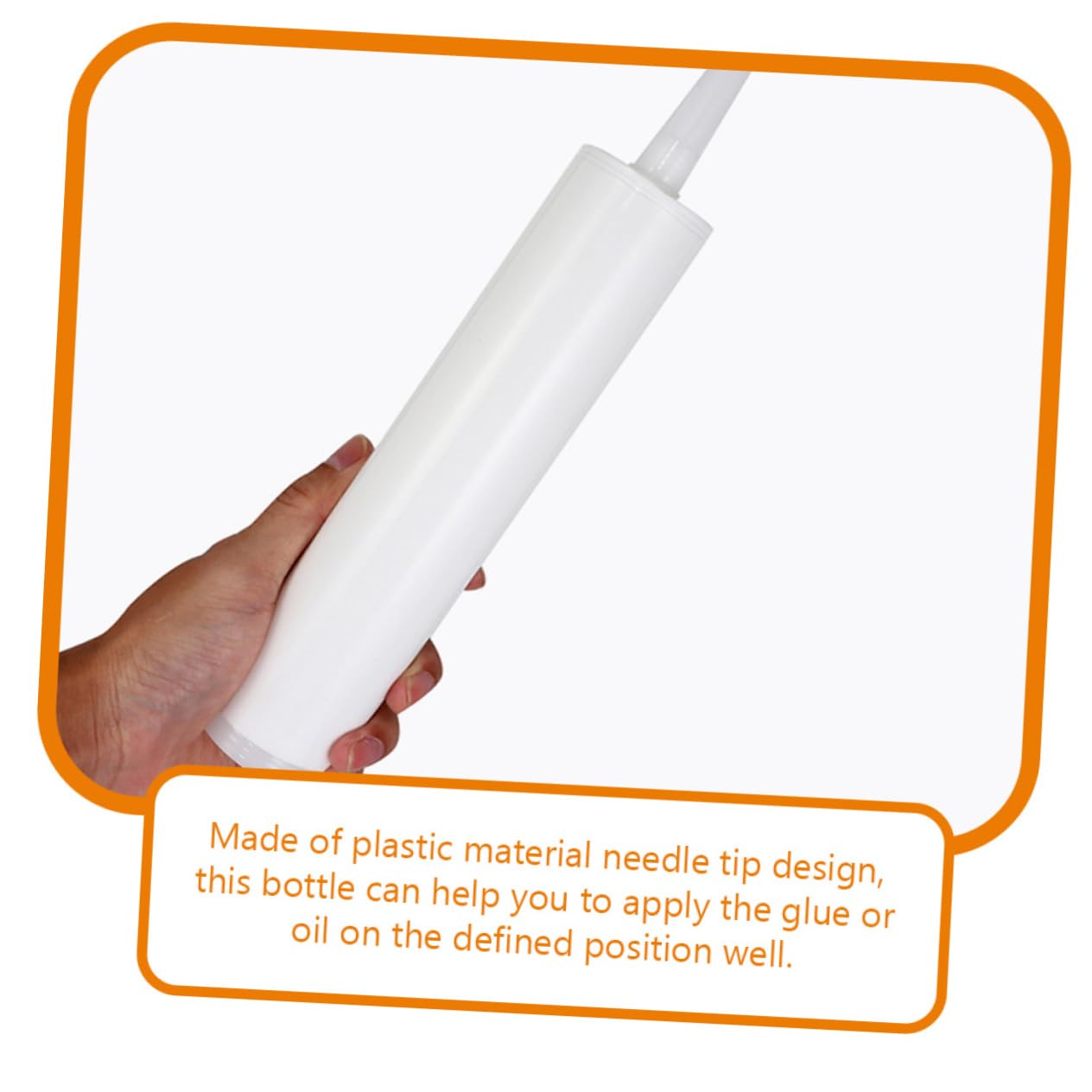 STOBOK 2Pcs empty hose white caulking tube latex caulk tubes empty ing tubes tile sealer clear silicone refillable ing saver plastic sealant emulsion - Image 2
