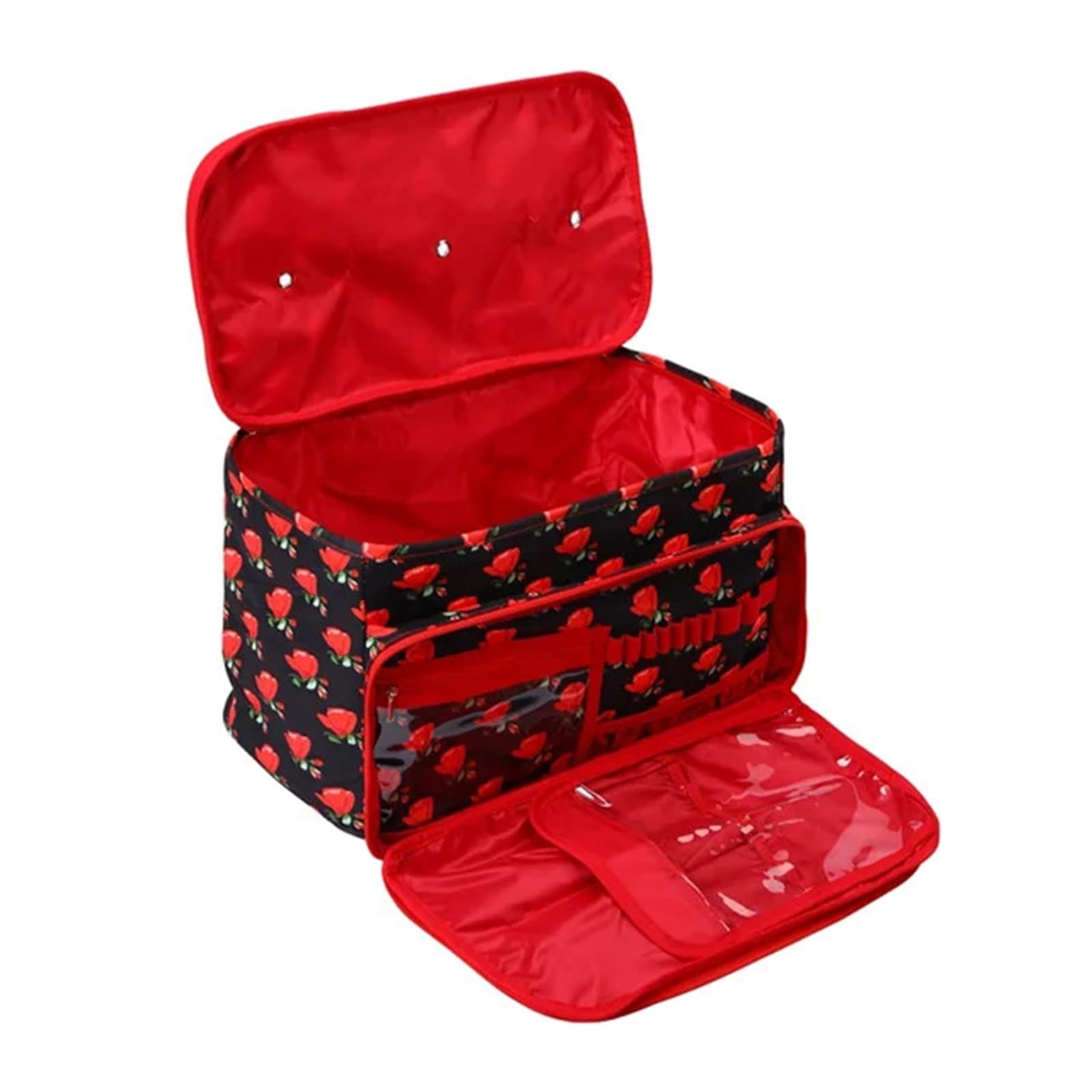 Borsa for riporre il filato for scatola da cucito for maglieria quadrata Borse for accessori for cucire impermeabili(Style D)