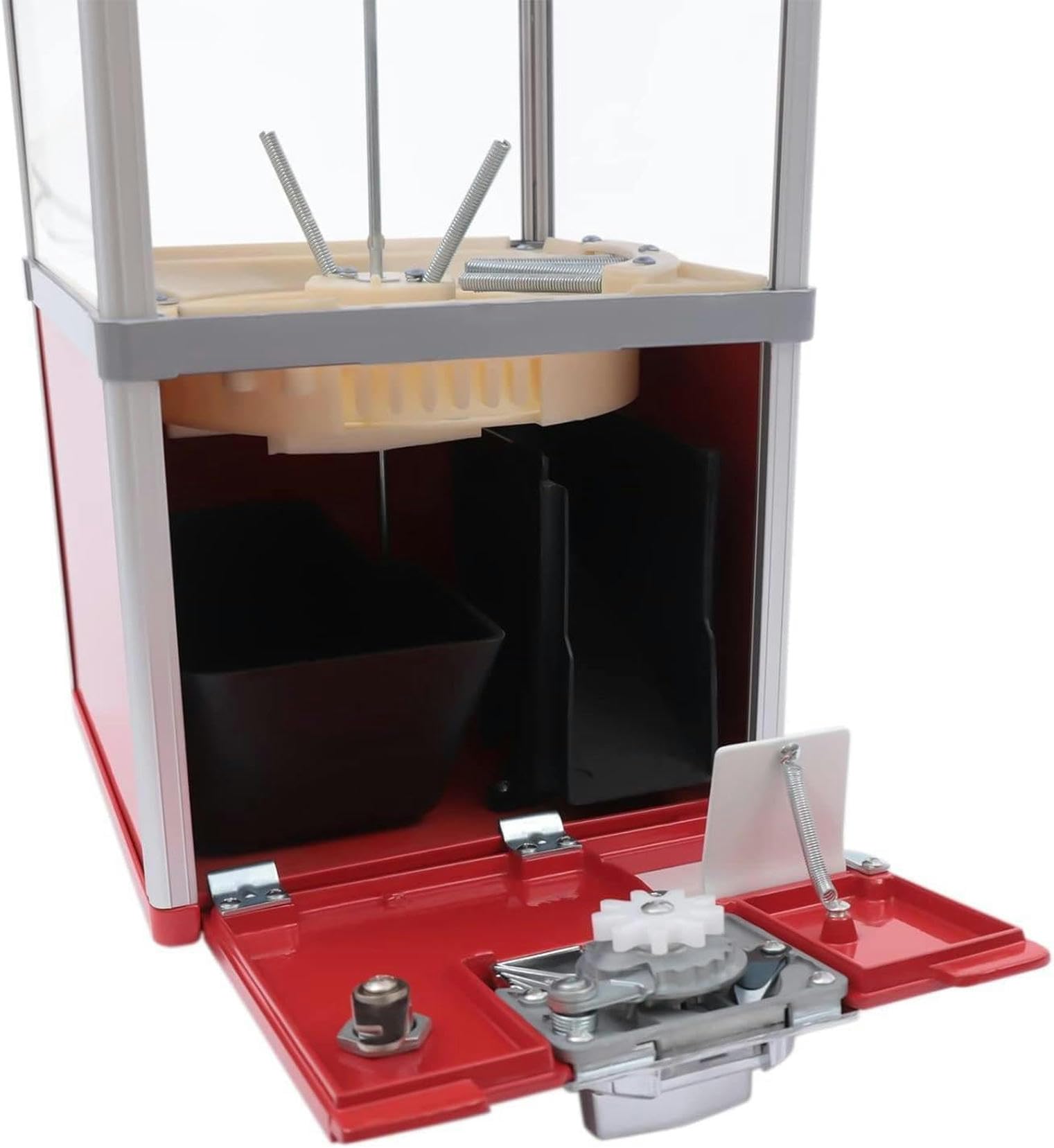 Distributore automatico di monete da 25 centesimi, macchina commerciale per palline e premi, design autoportante, facile da usare, perfetto per bambini ed eventi