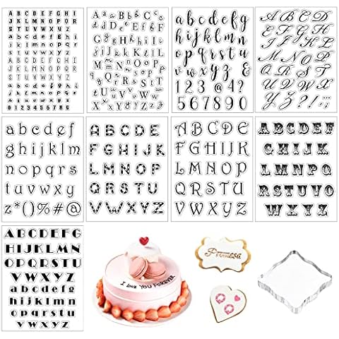 Tampon à gâteau alphabet DNGH Cover