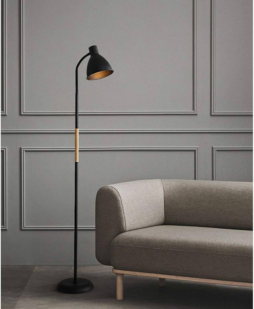 NZDY Modern Simple Floor Lamp Standing Light with Iron Shade NZDY Modern Simple Floor Lamp Standing Light with Iron Shade