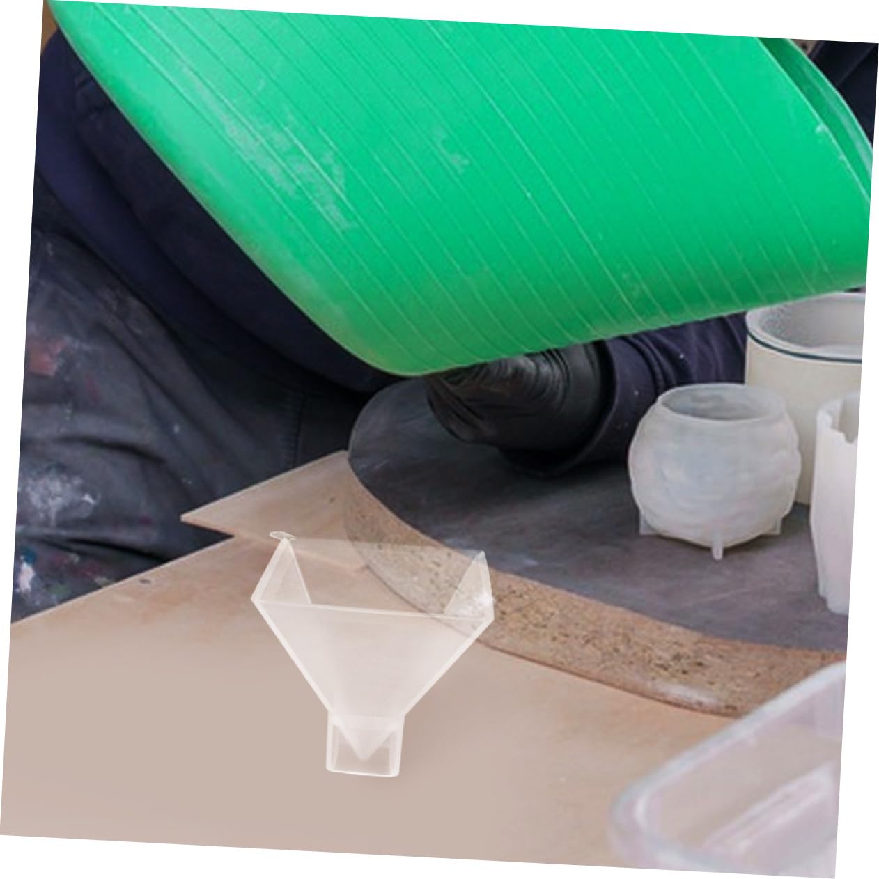 Hemobllo 5 Pezzi Stampo in Silicone per Resina Trasparente Flessibile e Durevole per Fai da Te e Creazioni Artigianali Uniche