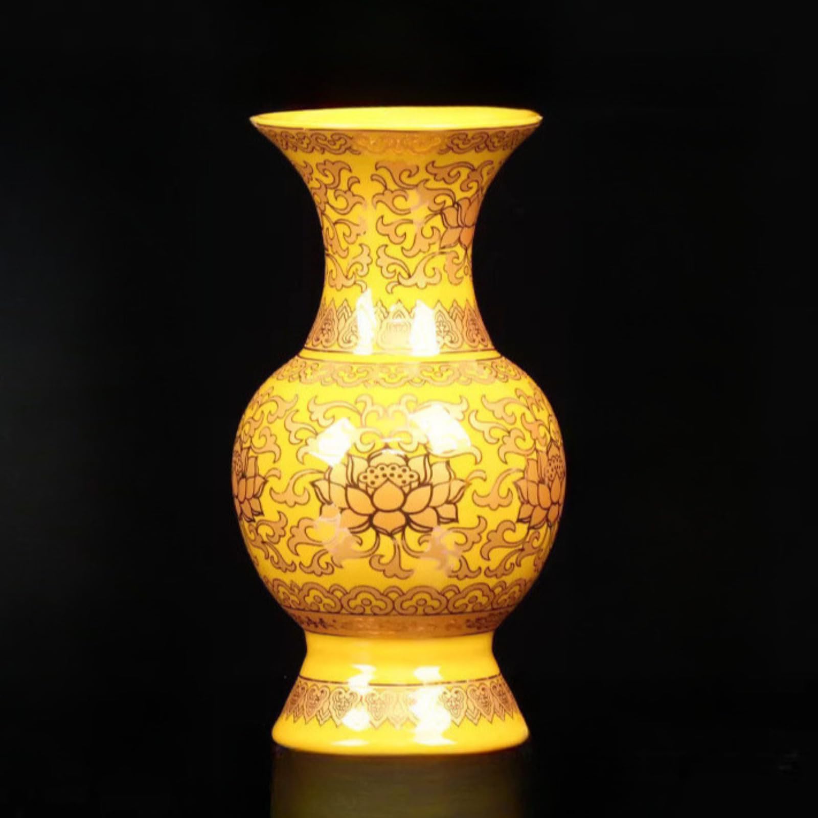 Vase lotus en céramique 25 cm idéal pour dévotion et prières