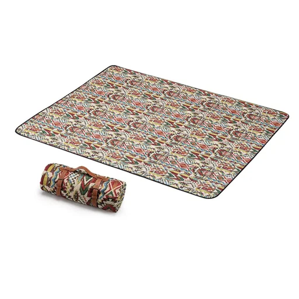 MHTCJ Outdoor picnic mat camping grass mat travel camping barbecue mat (Color : A, Size : 139 * 195cm)