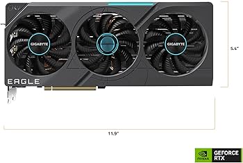 Gigabyte Placa gráfica GeForce RTX 4070 Ti Eagle OC 12G, 3