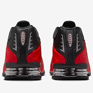 26.0 NIKE ナイキ ショックス R4 W SHOX レッド/ブラック