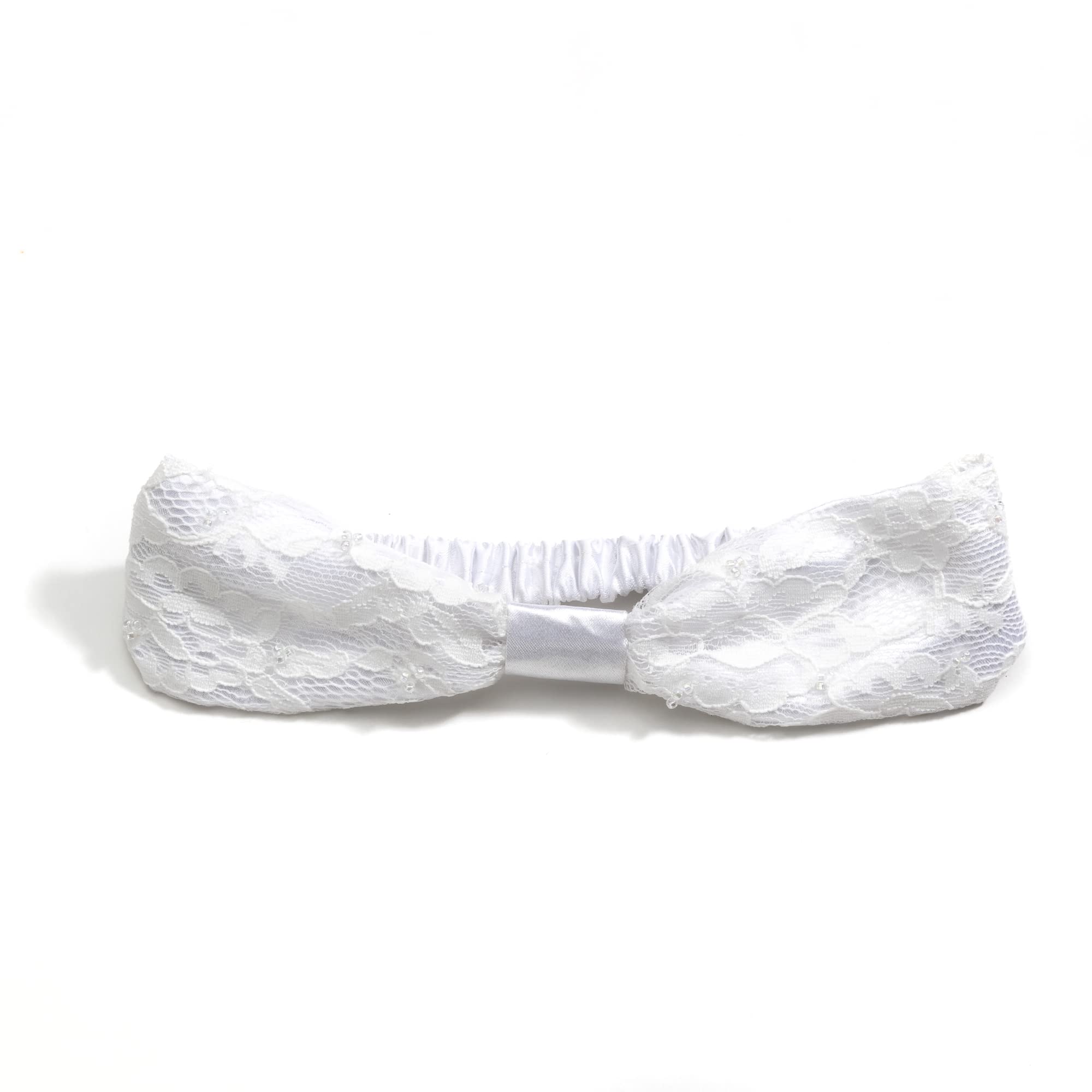 MASQ by Q-One Hair Accessories, Beaded-Bow Embroidered, Handmade, Hair Band/HeadBand for Kids-Girls with Elastic (Small, White, Pack of 1) (B09MFP5QBR) Amazon Price History, Amazon Price Tracker