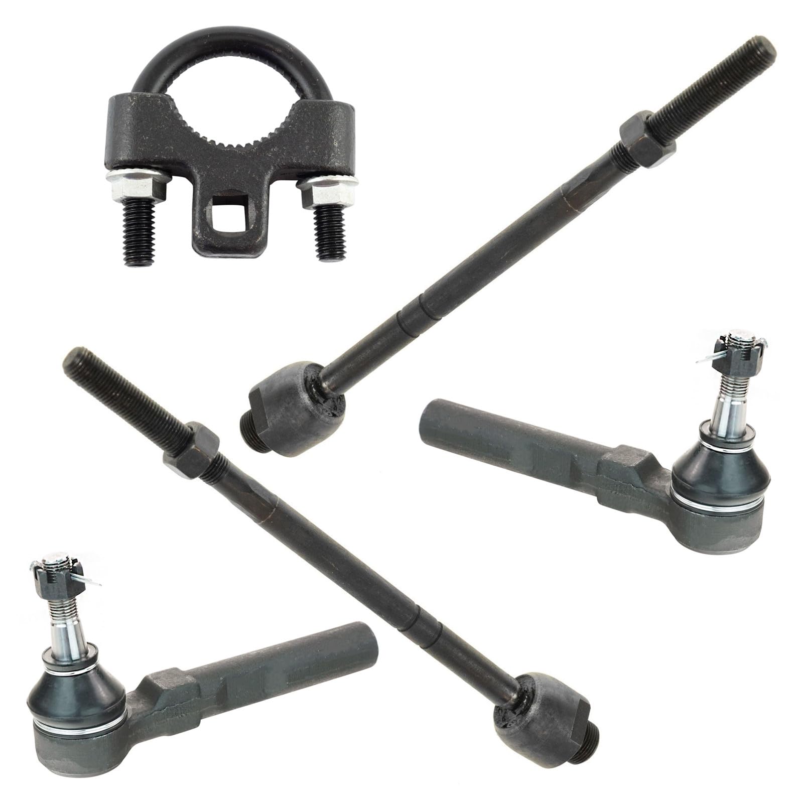 TRQ Front Tie Rod Set Compatible with 1999-2006 Chevrolet Silverado 1500 2007 Silverado 1500 Classic GMC Sierra 1500 Sierra 1500 Classic