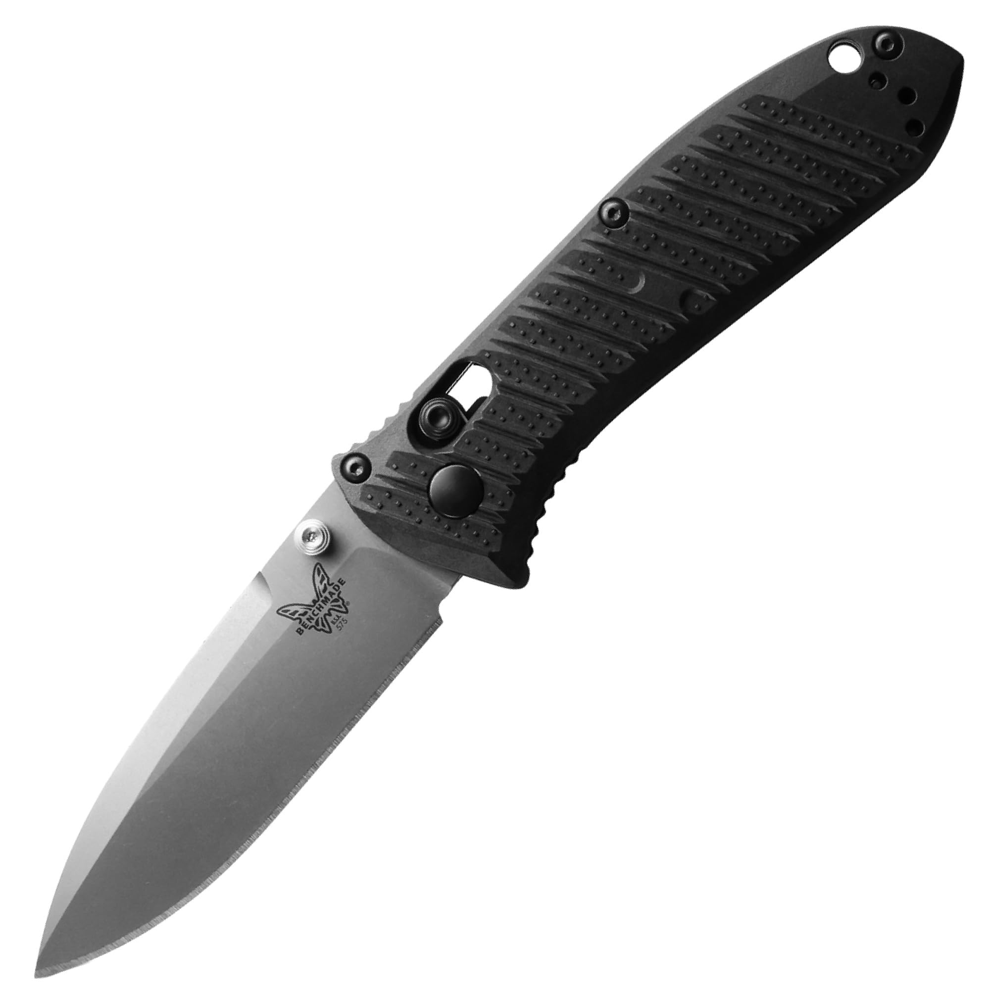 Mini Presidio II Tactical, Every Day Knife, Drop-Point Blade with Black CF Elite Handle (575-1)