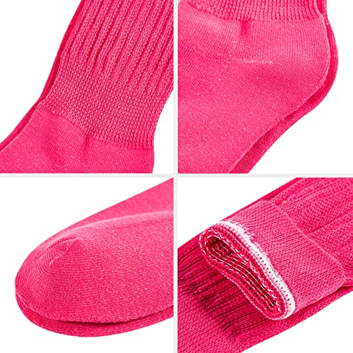 Image of American Trends Women's Slouch Socks Extra Long Knee High Socks Boot Socks - Pink, One Size, 1 Count