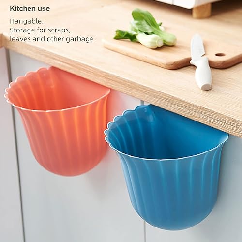 Miniatura 4 de Cubo de basura colgante para cocina, puerta de armario de cocina, cesta de plástico, cubo de basura colgante, cubo de basura, caja de basura