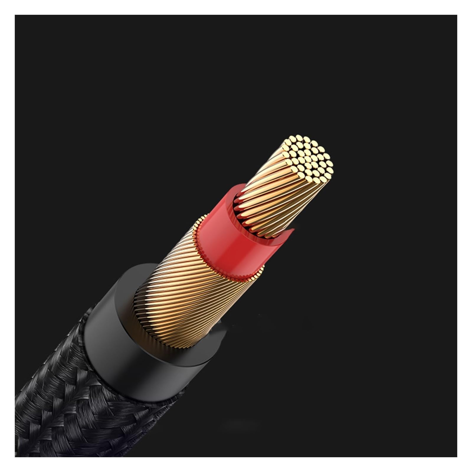 Kabel Audio Do Gitary Kabel audio do instrumentu gitarowego 6,5 mm z męskiego na męskie, ekranowany z redukcją szumów (Size : 1m)