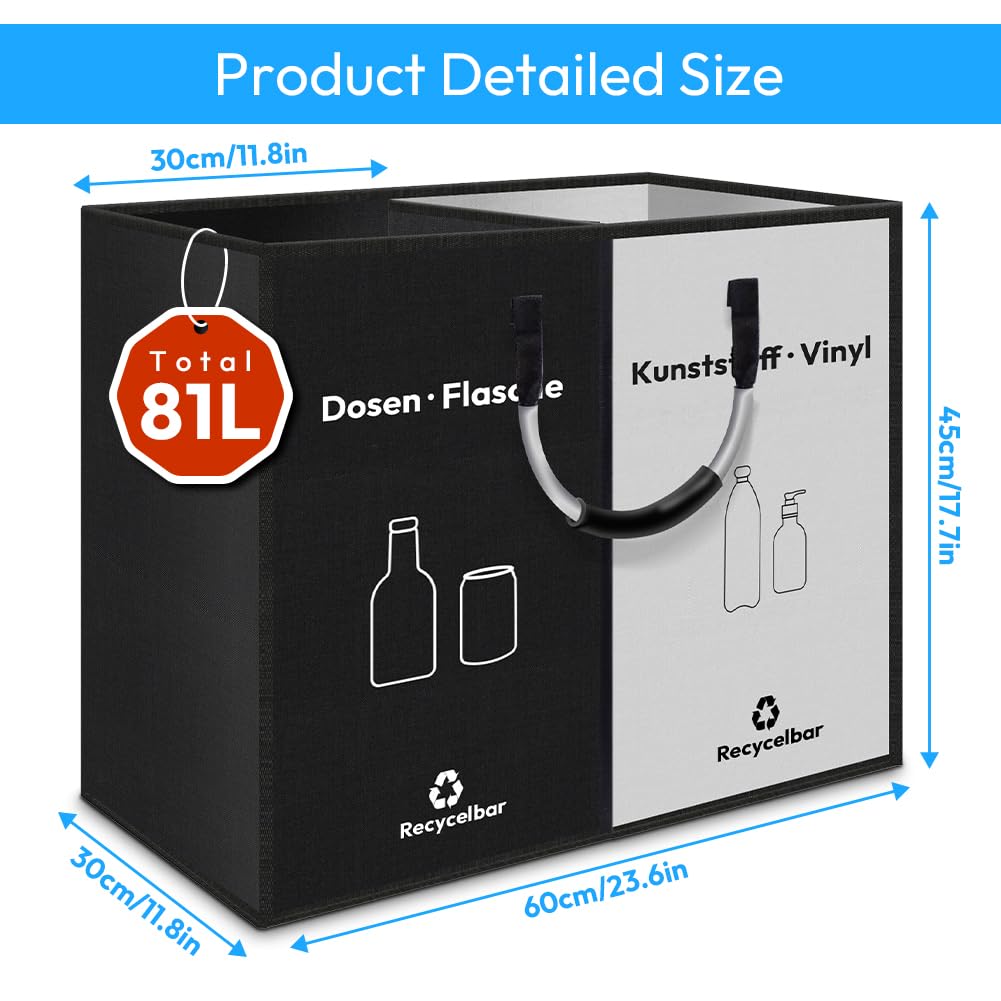 Contenitore Frigo Vetro 2 Scomparti + Coperchio Con Valvola PP 1380ml