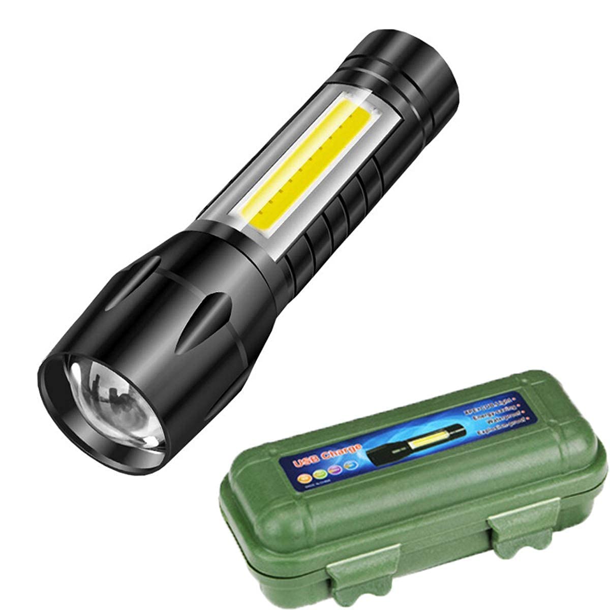 KANABEE 3 in 1 Flashlight and Desk Lamp with Gift Box Focus Zoom Torch Light, 3 Modes Adjustable for Emergency and Activities EDC (B0BC19C1C1) Amazon Price History, Amazon Price Tracker