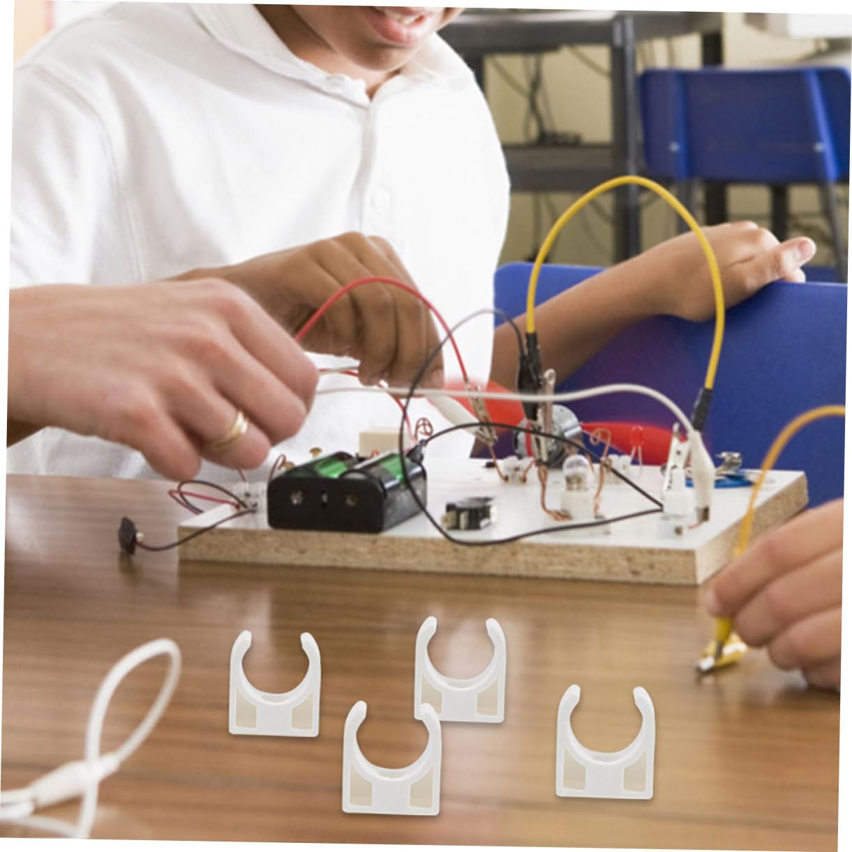 Yardenfun Verstellbarer Motorhalter Für DC Getriebemotoren | Robuste Stahlkonstruktion | 6x5,2x5 Cm