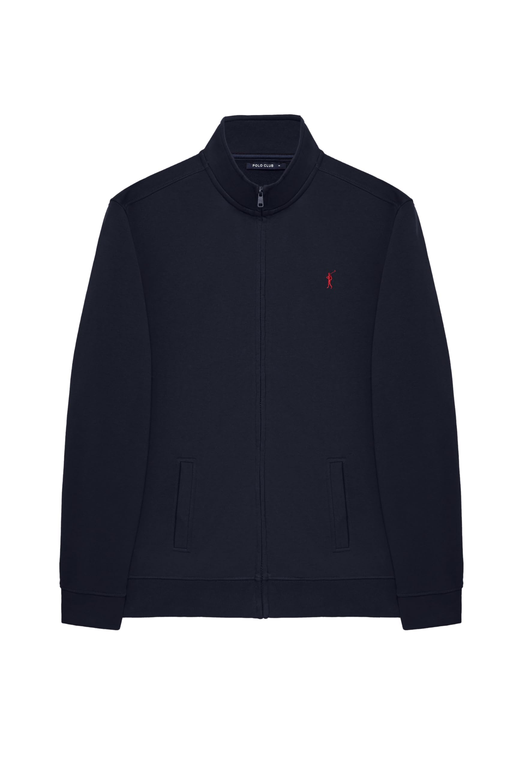 Polo Club Sudadera Hombre Sin Capucha y con Cierre de Cremallera - 100% Algodón - Zipper Neck Sweatshirt Men