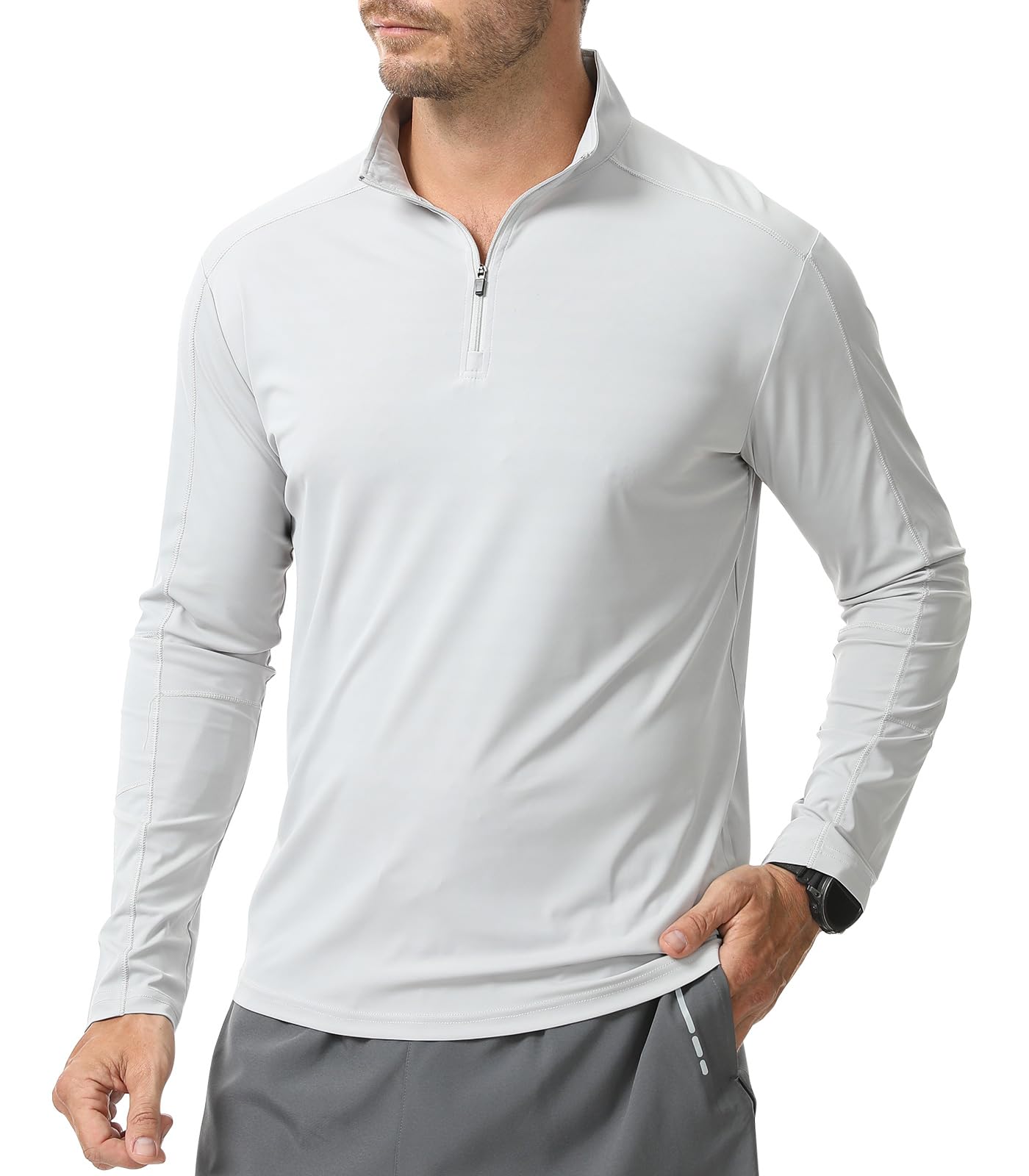 Camiseta Protección Solar UPF 50+ Secado Rápido Deportes Acuáticos Surf Natación Hombre