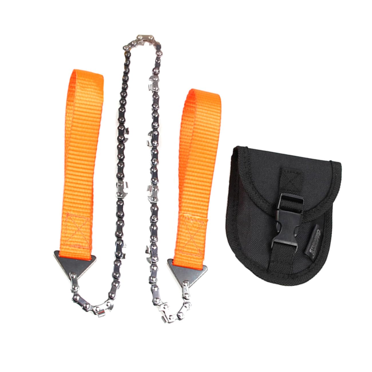 YARNOW 3pièces à Chaîne Portable Pliante Pour Camping Et Survie Outil De Coupe Pour Extérieur Pour Élagage Chasse Orange