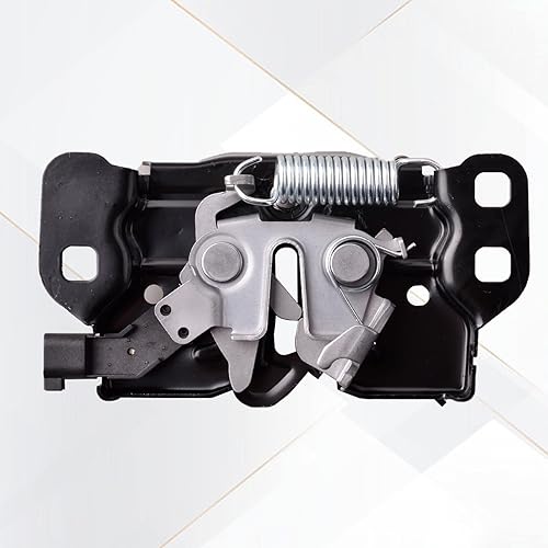 Miniatura 5 de Ensamblaje de pestillo de capó compatible con Jeep Grand Cherokee 2011-2020 Dodge Durango 2011-2014 Dodge Challenger 2014, reemplaza 820-100