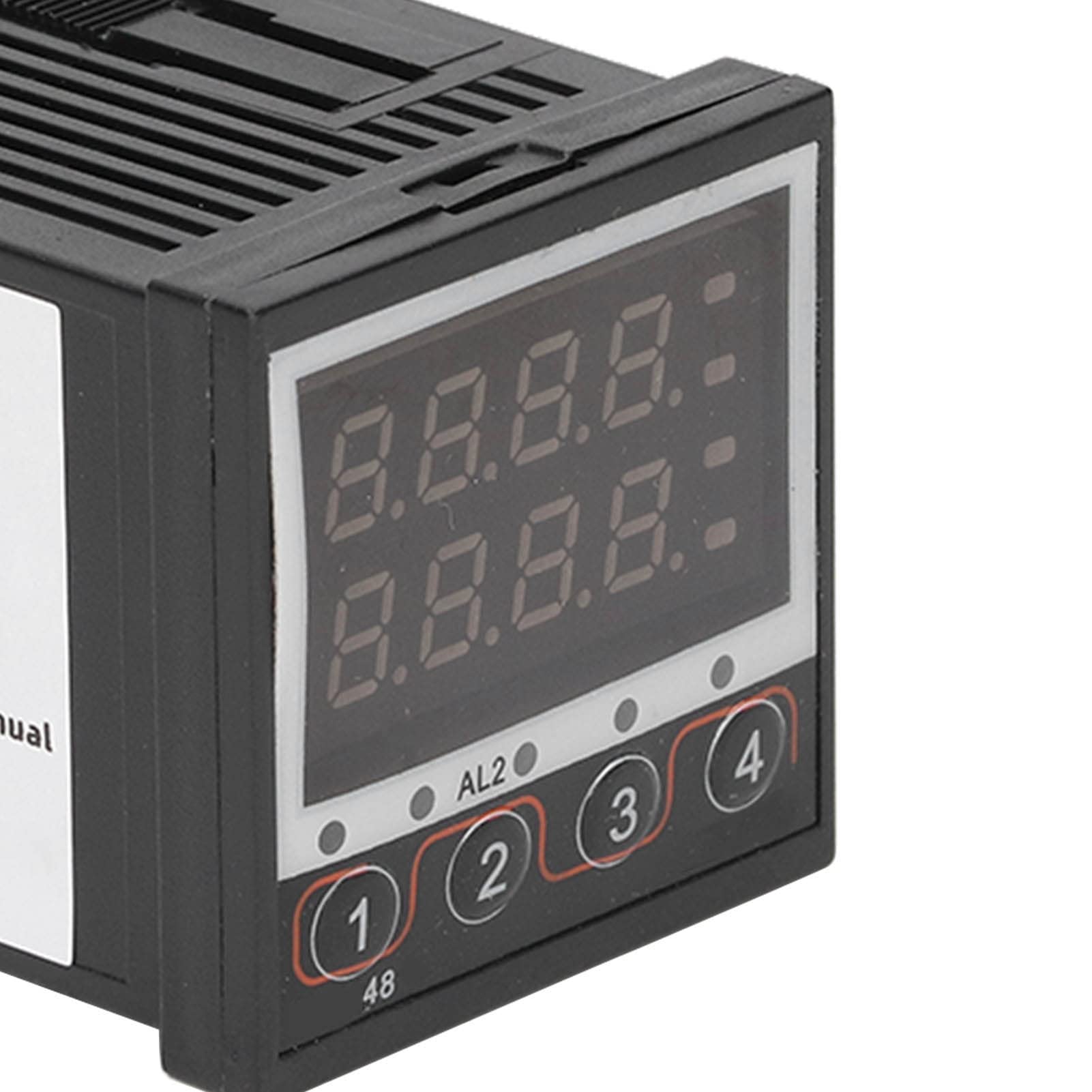 Temporizzatore Digitale per Catena di Assemblaggio Industriale, unità di Conteggio e Temporizzazione a 4 Cifre da 100 V a 240 V CA, Contatore Timer Digitale, Contatore