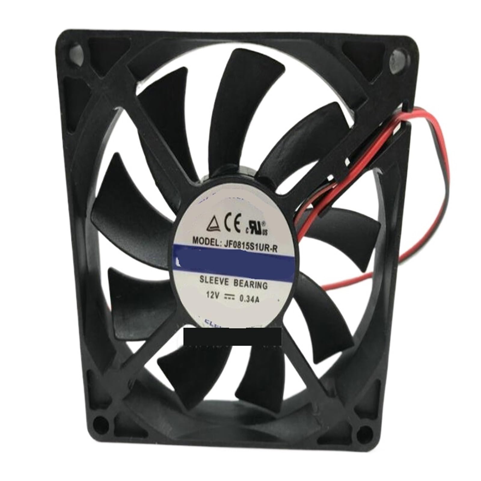UITGVDQAT 8015 JF0815S1UR-R DC12V 0.34A 8CM Two-wire cooling fan