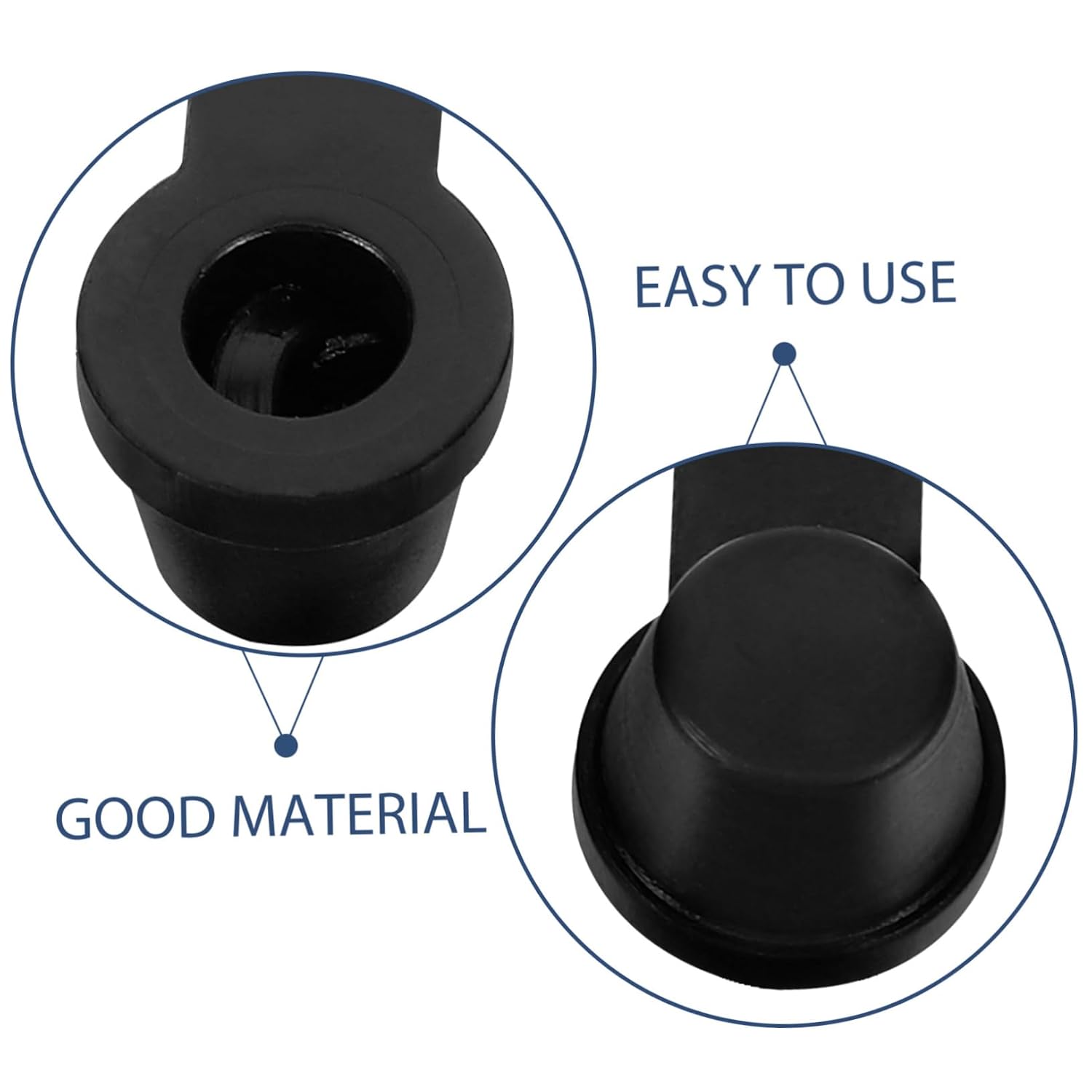 10pcs Small Rubber Brake Bleeder Caps Sleeve Design Automotive Brake Bleeder Dust Covers for Cars and Motorcycles Easy Installation Protective Grease Fitting Plugs