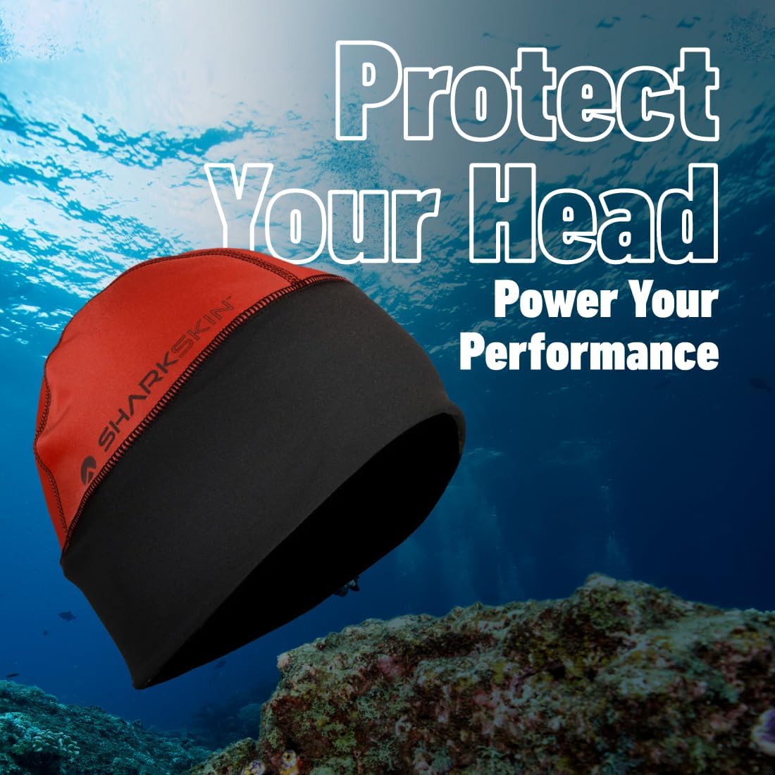 Sharkskin Chillproof Beanie (Unisex) Red X-Small-Small - Image 2