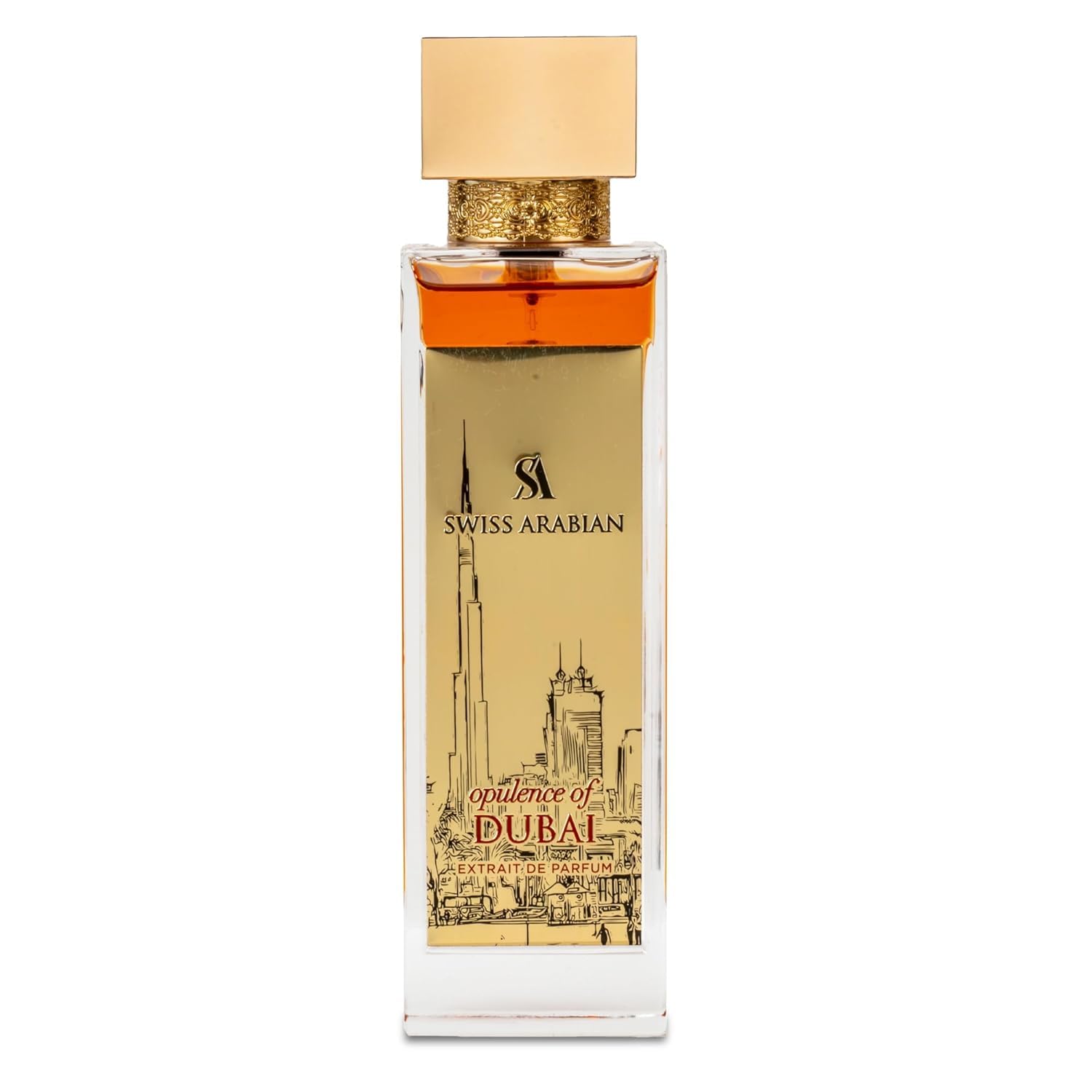 Swiss Arabian Opulence of Dubai Extrait de Parfum, 100ml, Premium Quality Perfume, Women and Men’s Fragrance, Spicy, Gourmand, Woody Luxurious Blend Perfume for Men and Women