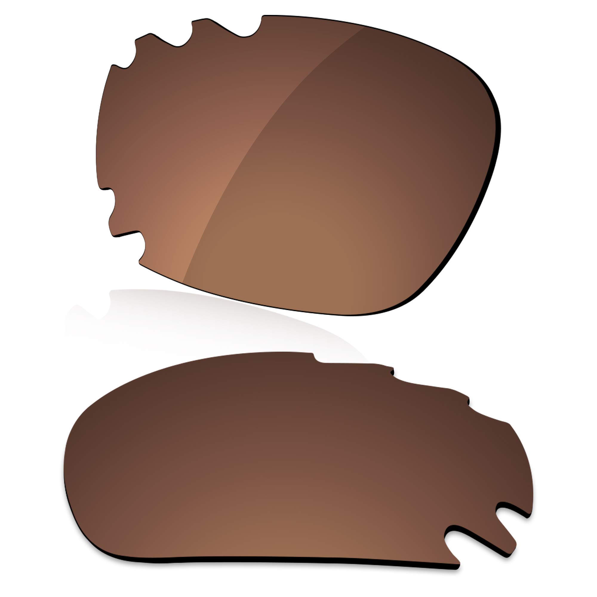 Lenzreborn Men's Rust Brown - Polarized Polarized Lens Replacet For Oakley Jawbone Vented Sunglass