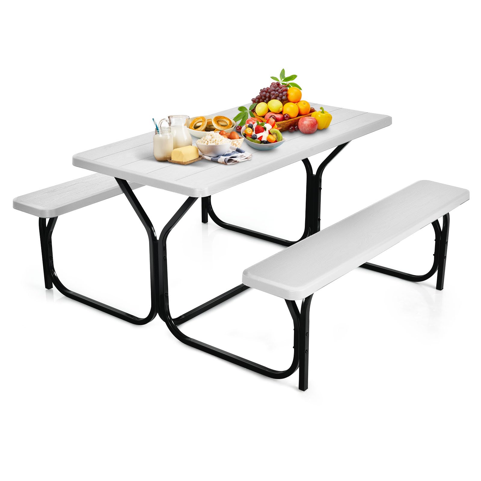 【激レア 】MountainResearch picnicseat white Amazon.com: SILKYDRY Picnic Table, Outdoor Picnic Bench Table Set
