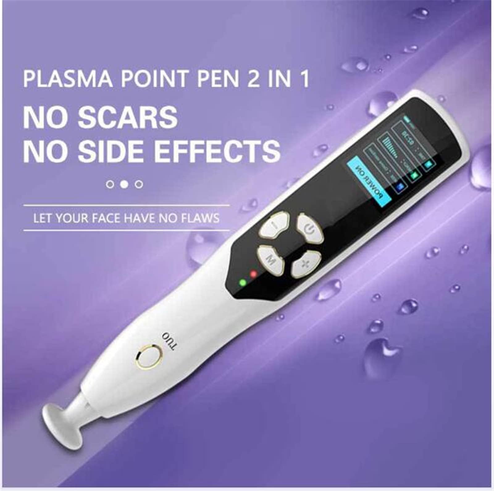 Penna al Plasma PAA Ozonoterapia per Rimuovere nei, Rughe, verruche, lentiggini. Solleva Le palpebre e rassoda la Pelle del Viso in Modo Sicuro