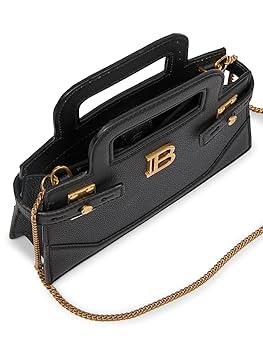 Amazon.com: Balmain, Small B-Buzz Grained Leather Top Handle Amazon.com: Balmain, Small B-Buzz Grained Leather Top Handle