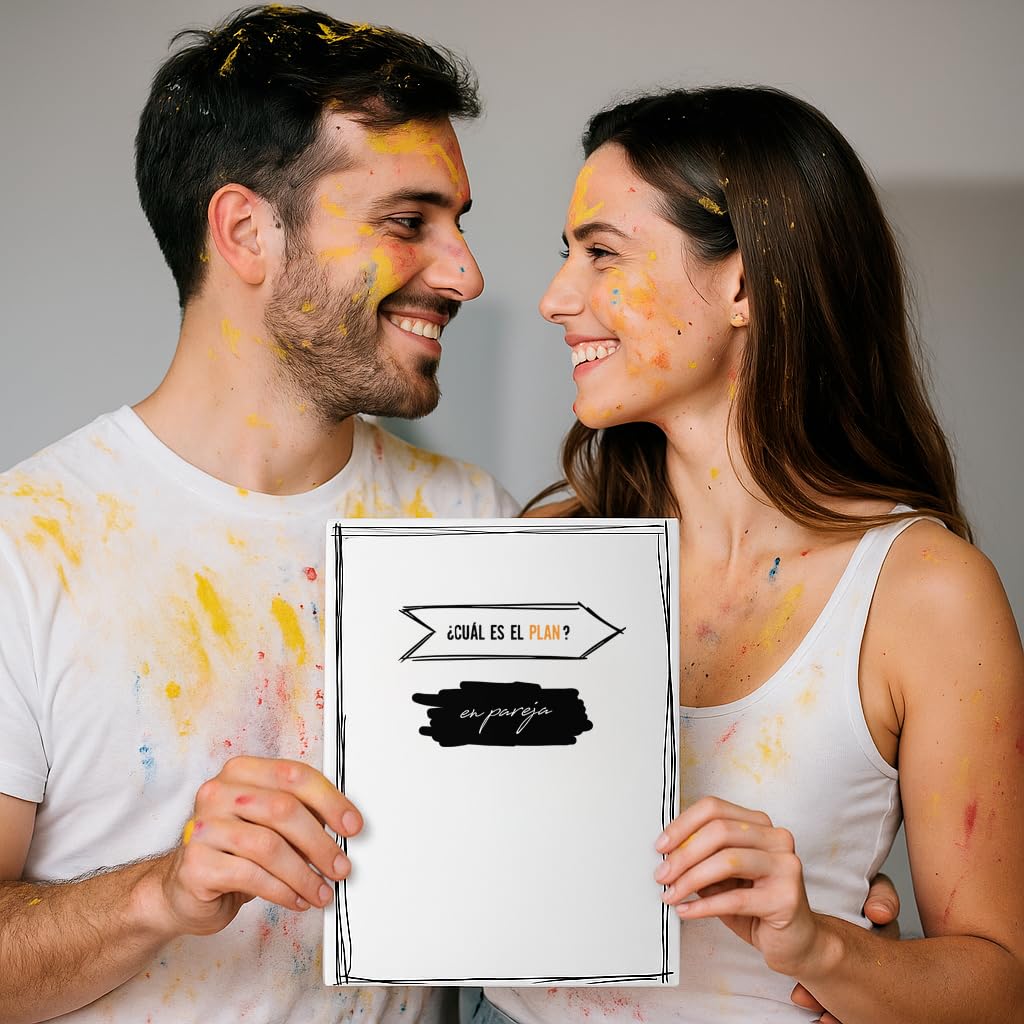Libro de retos para parejas | 50 desafíos con rasca | Regalo original para enamorados | Tapa dura y cartón grueso | “Cuál es el Plan” | Sorprende con planes atrevidos