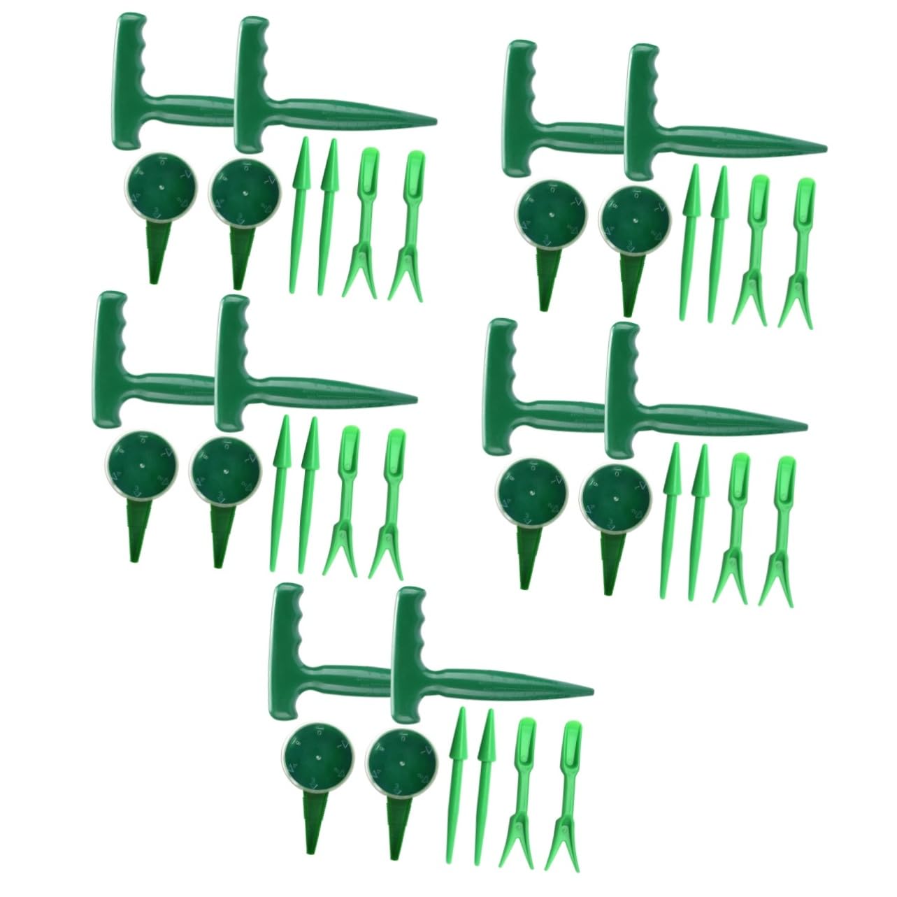 SUPVOX 40pièces Outils De Jardinage Distributeur De Semoir Plastique Épandeur pour Plantes Et Semences