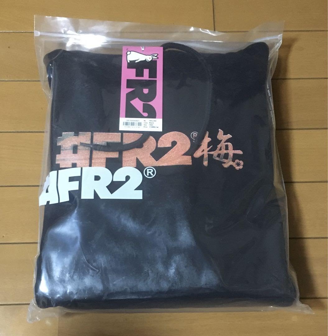 Amazon.co.jp: FR2梅 京都 オープン記念 ロゴ パー力ー 黒 L 
