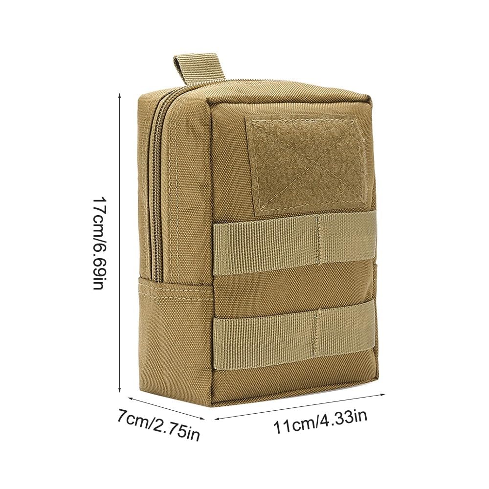 Borsa Da Cintura Tattica MiOYOOW, Tasche Utility Molle, In Tessuto Oxford 600D, 17x11x7 Cm, Per Escursionismo E Campeggio