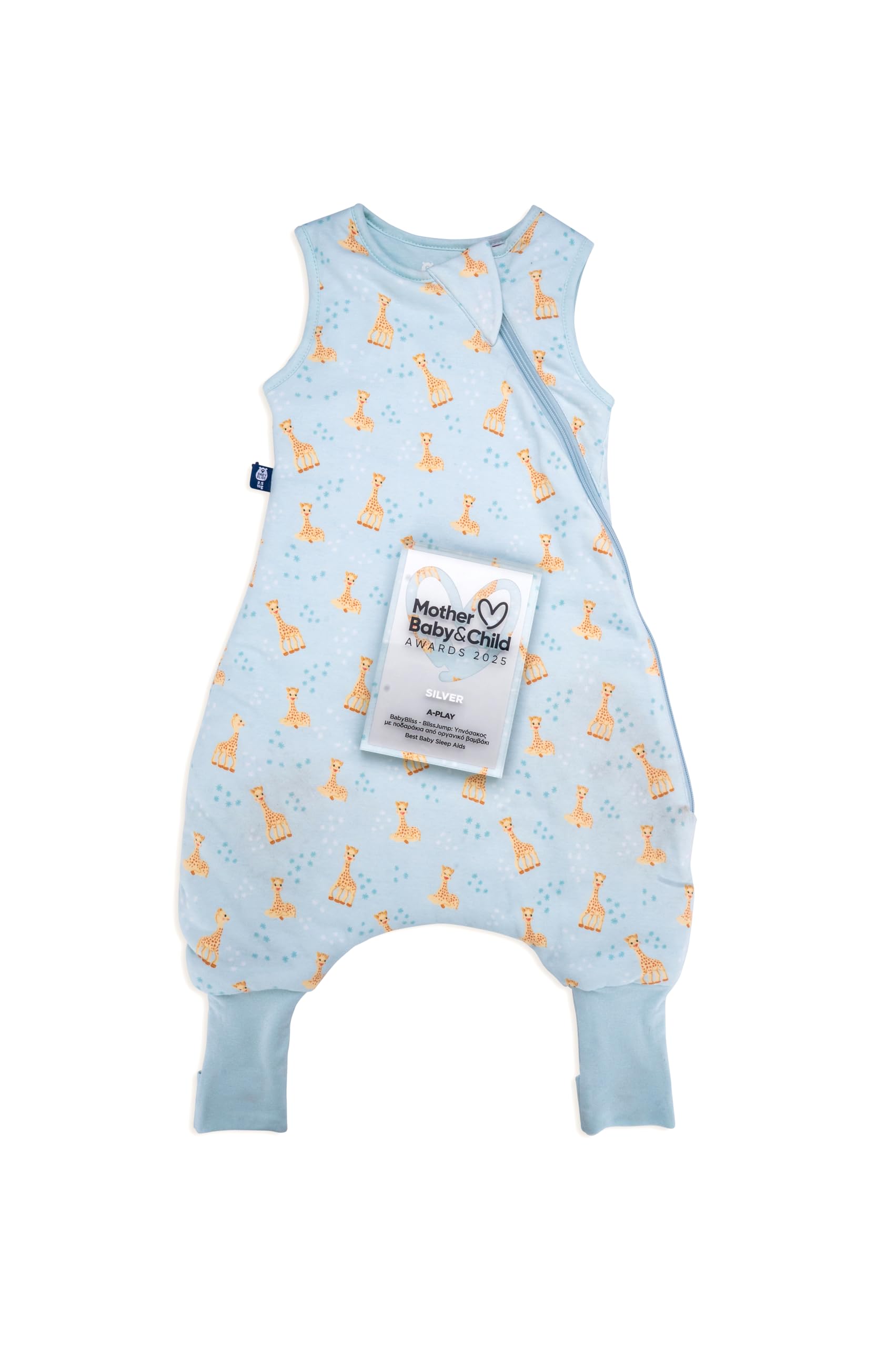 BabyBliss BlissJump Saco de Dormir para Bebé con Piernas 1.0 TOG – Algodón Orgánico – De 6 Meses a 5 años