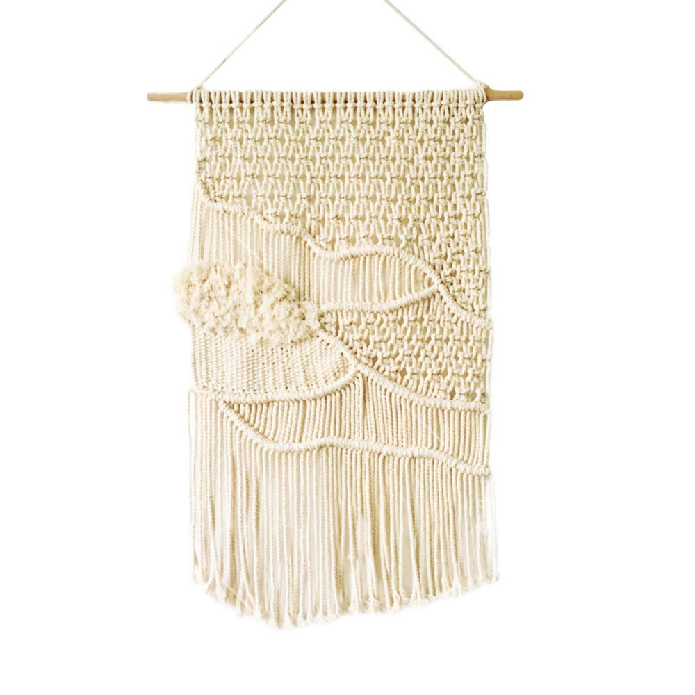 Tapiz Tejido a Mano de macramé, Adornos Colgantes, decoración de Pared de algodón, decoración del hogar, habitación, Arte, Fondo de Boda