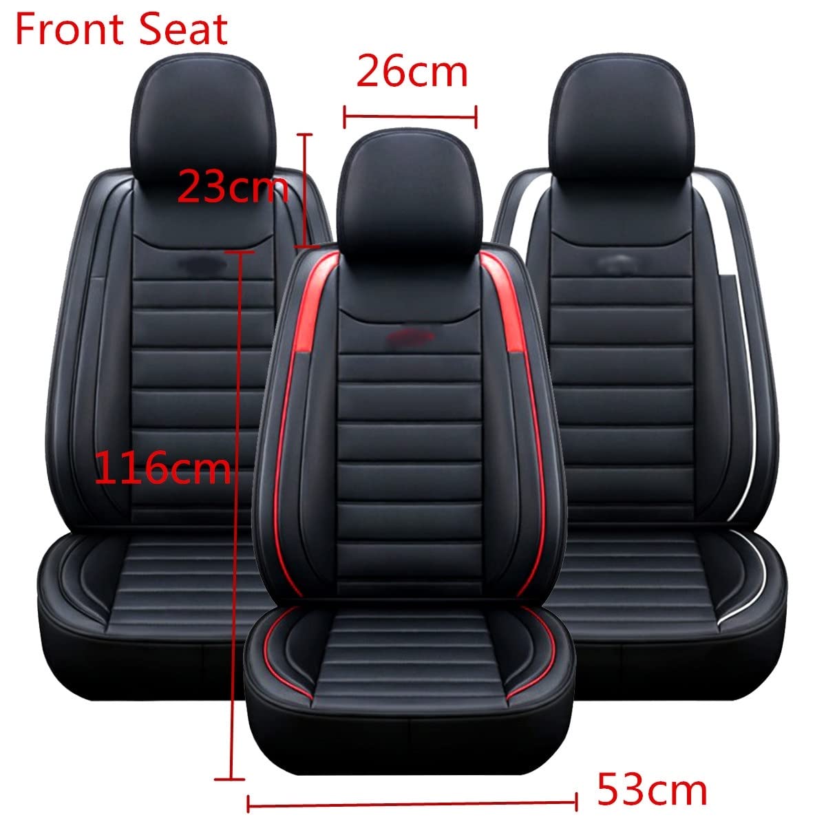 11 PZ 5 Posti Coprisedili Per Auto Per Hyundai Cuoio Set Completo Per Sedili Anteriori Posteriori Universal Truck SUV Coprisedile Traspirante(H)