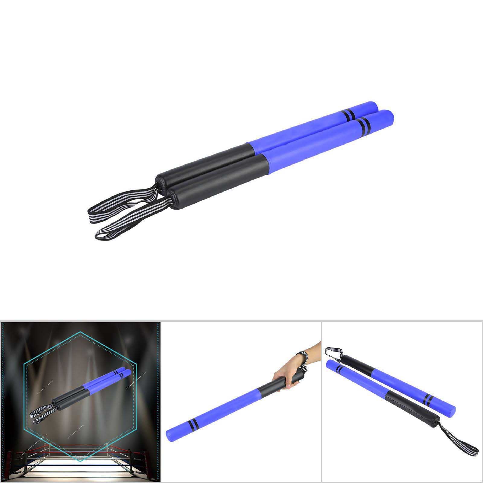 Boxing Stick Sparring Target Stick Strike Training Stick Fighting Striking Stick Boxing Target Trainingsgerät Für Boxen Kampfsport(Blau)