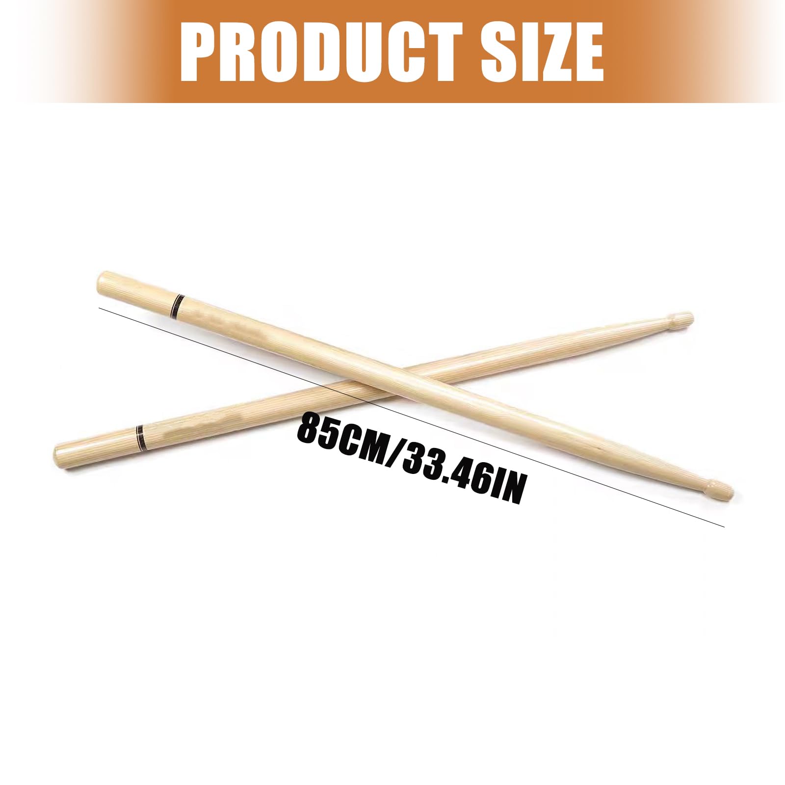 Riesige Trommelstock-Ornamente, große dekorative Drumsticks, Percussion-Instrumente, Zubehör für Musiker und Kunstliebhaber, künstlerische, riesige Drumsticks, Holzdisplay