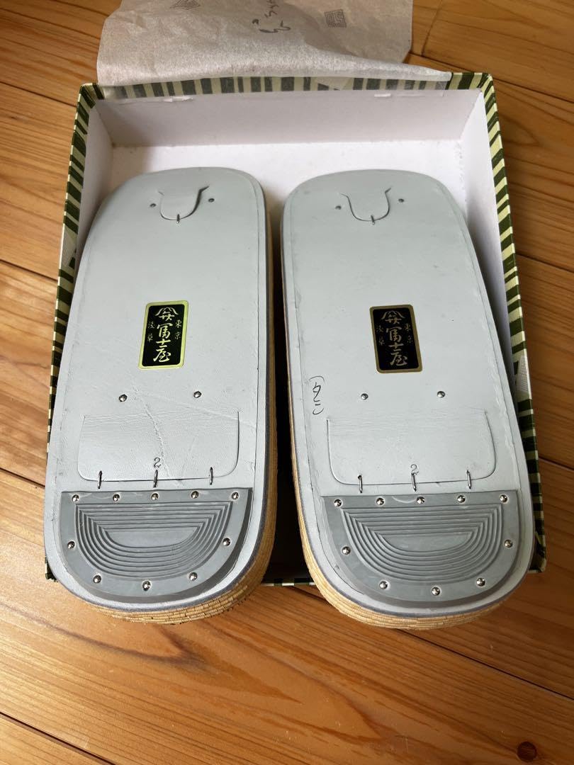 Amazon.co.jp: 東京浅草 富士屋 雪駄 南部表本畳6枚重 牛革底 