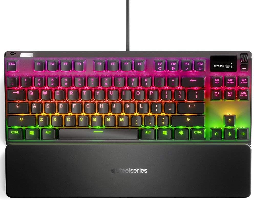 SteelSeries Apex 7 TKL Mechanical Gaming Keyboard, OLED Display, Red Switches, American QWERTY Layout SteelSeries Apex 7 TKL Mechanical Gaming Keyboard, OLED Display, Red Switches, American QWERTY Layout